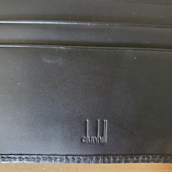 NWT - DUNHILL Black Leather Wallet with Money Clip - Picture 5 of 11